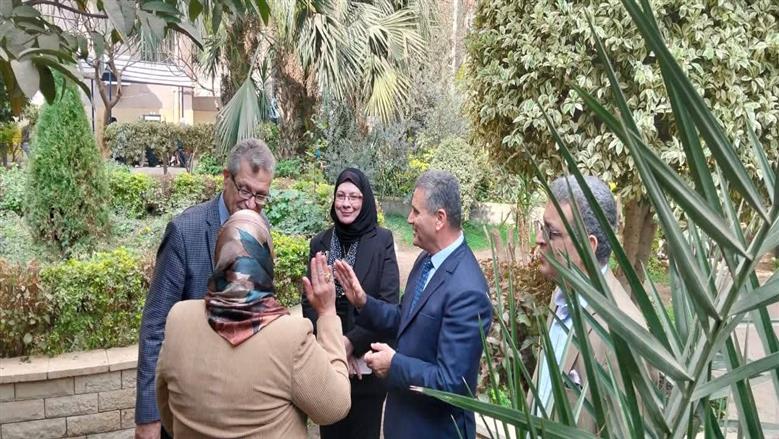 طب بنها : تطوير المساحات الخضراء بالكلية في إطار استراتيجية الجامعات الخضراء