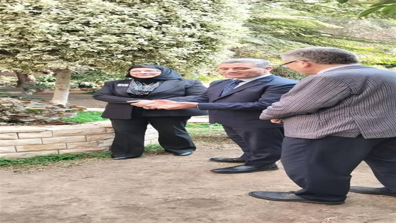 طب بنها : تطوير المساحات الخضراء بالكلية في إطار استراتيجية الجامعات الخضراء