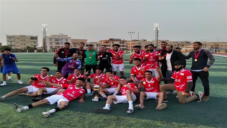 المنزلة بطلا لدوري مراكز الشباب بالقليوبية النسخة الحادية عشر