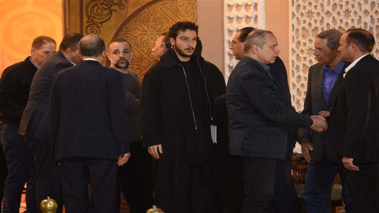 عزاء والد علا رشدي