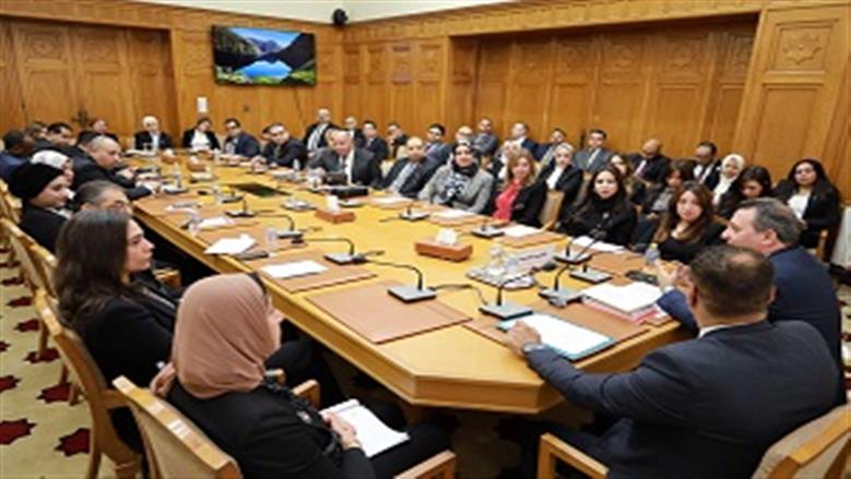 وفد النيابة الإدارية في جامعة الدول العربية