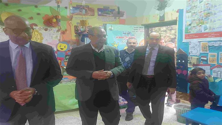 عمليات القليوبية : انتظام اليوم الأول من الفصل الدراسي الثاني بمدارس ومعاهد المحافظة