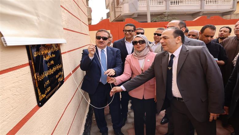 محافظ المنوفية يفتتح مجمع مدارس البتانون الجديد بتكلفة 61 مليون جنيه