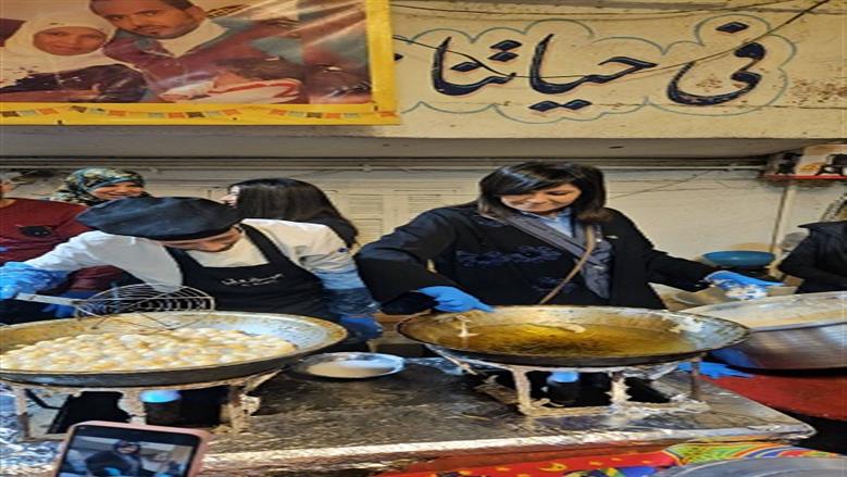 نبيلة مكرم في إفطار المطرية