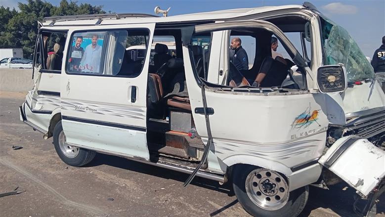 إصابة 9 أشخاص في انقلاب ميكروباص بالطريق الصحراوي بالإسكندرية