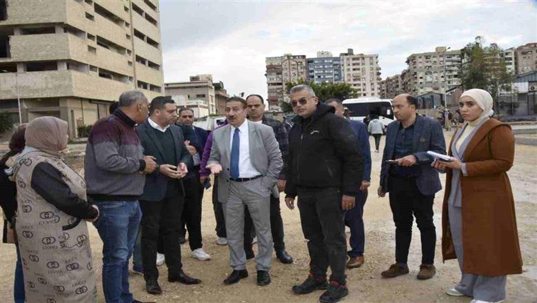 أعمال تطوير بضواحي بورسعيد
