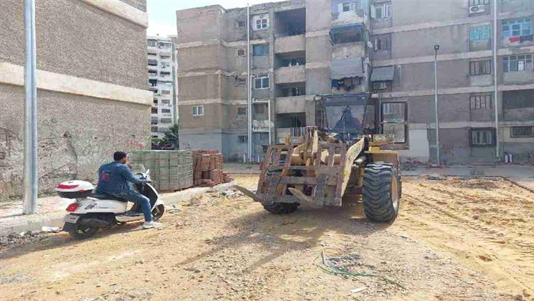 أعمال تطوير بضواحي بورسعيد