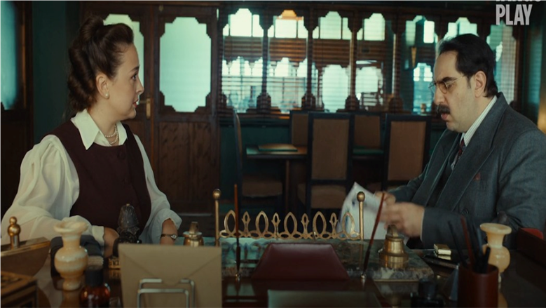 مسلسل النص التاني يعرض أبرز إعلانات الأربعينيات.. صابون وسجائر وكولونيا
