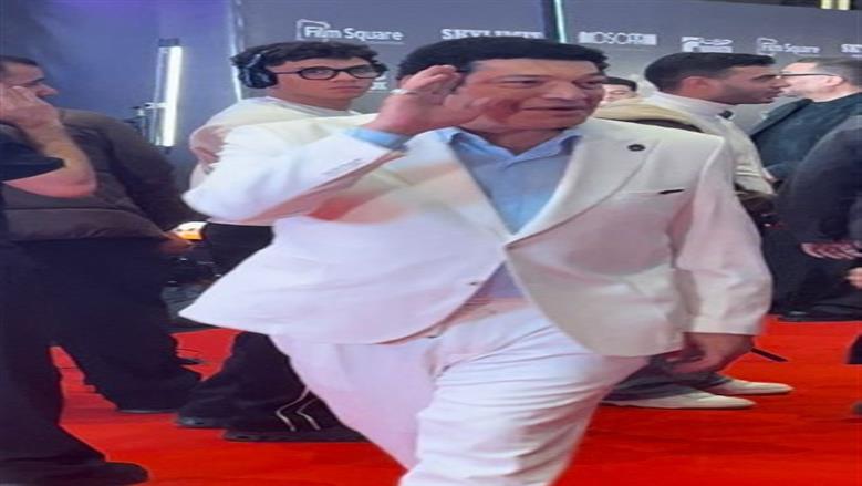 باسم سمرة في العرض الخاص لفيلم برشامة