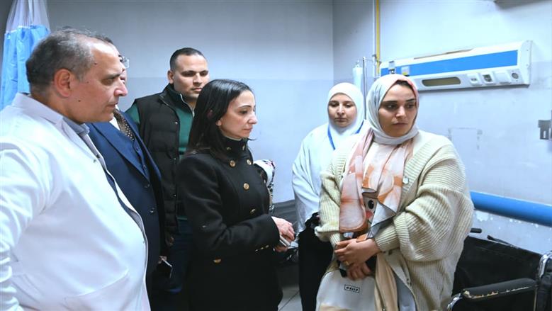 جولة محافظ البحيرة في المعهد الطبي بدمنهور 