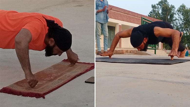 تمارين الضغط بالإبهام