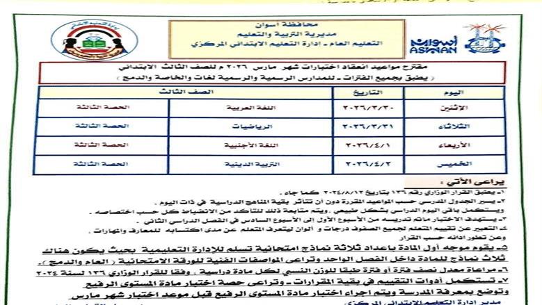 تعليم أسوان