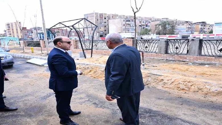 محافظ الغربية يتفقد كورنيش سمنود بنسبة إنجاز 80%