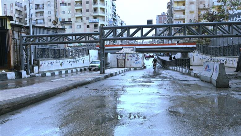 أمطار تضرب البحيرة ورفع درجة الاستعداد