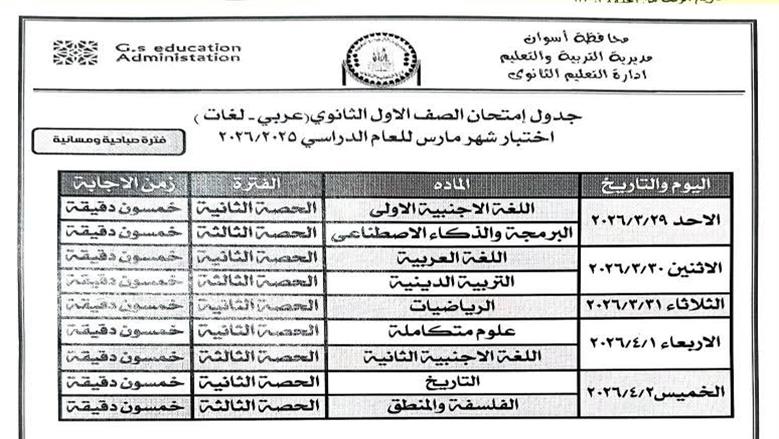 تعليم أسوان 