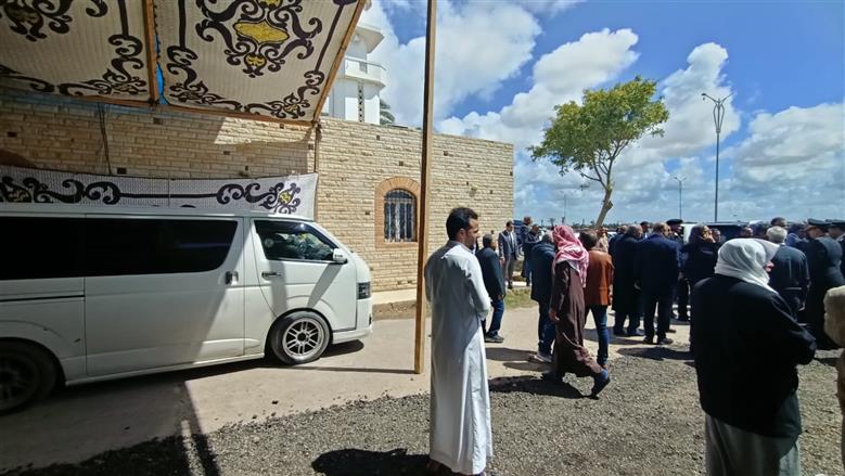 تشييع جنازة والدة وزير الزراعة في الإسكندرية 