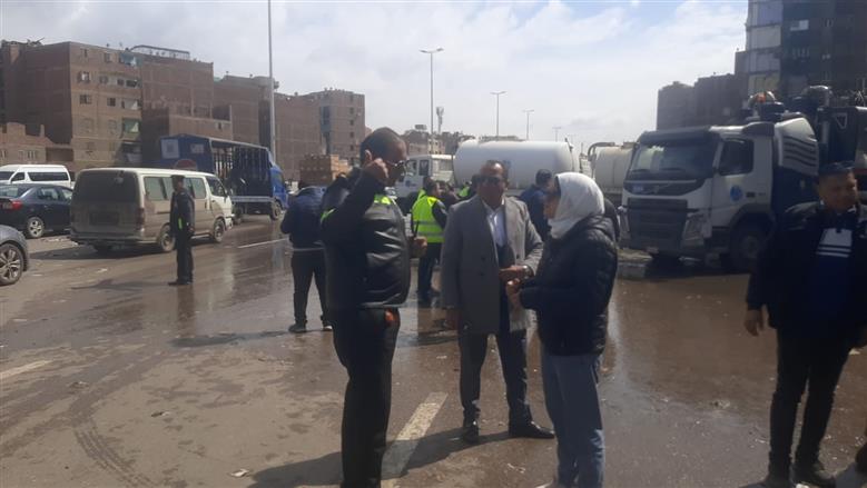 نجاح شركة مياه القليوبية في رفع تجمعات مياه الأمطار وإعادة السيولة المرورية بالدائري والزراعي