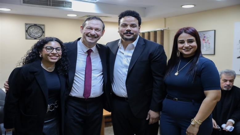 حفل تكريم مصطفى غريب وايمن الشيوي