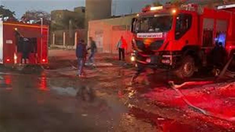 انتداب المعمل الجنائي للوقوف على أسباب حريق محدود في مصنع بالقطامية 