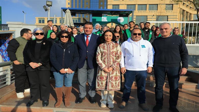  وزيرة التضامن الاجتماعي تتفقد مائدة الإفطار الجماعي لـ1500 صائم 