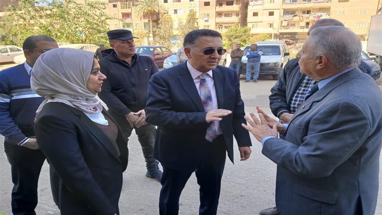 محافظ القليوبية يتفقد أعمال إنشاء مكتبة مصر العامة بحي غرب شبرا الخيمة