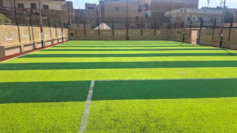 بتكلفة 900 ألف جنيه.. انتهاء إحلال وتجديد ملعب مركز شباب شنوان بالمنوفية