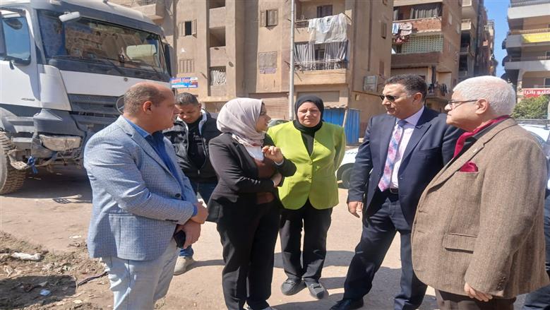 محافظ القليوبية يتفقد أعمال إنشاء مكتبة مصر العامة بحي غرب شبرا الخيمة