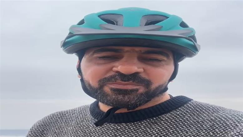 6 أيام بالدراجة «مدرب حياة» يعبر الحدود للتوعية: «نعم للحياة.. لا للإدمان»
