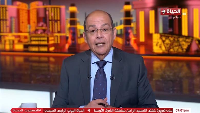 شردي: أحداث الشرق الأوسط تثير القلق.. ومصر جزء رئيسي لمحاولة السيطرة على الأزمة