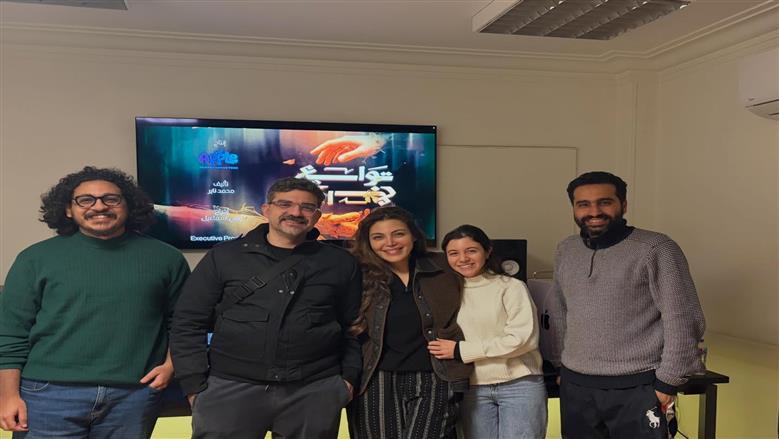ريهام حجاج تحضر مونتاج الحلقة الأخيرة من مسلسل توابع 