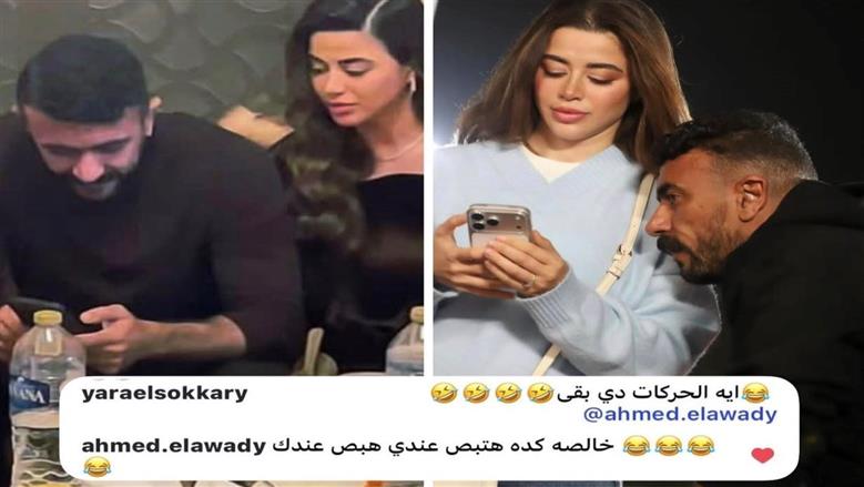 «خالصة كده».. تعليق كوميدي من يارا السكري لأحمد العوضي في كواليس علي كلاي