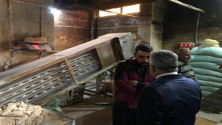 محافظ الدقهلية يتفقد عددا من المخابز في مركز طلخا 