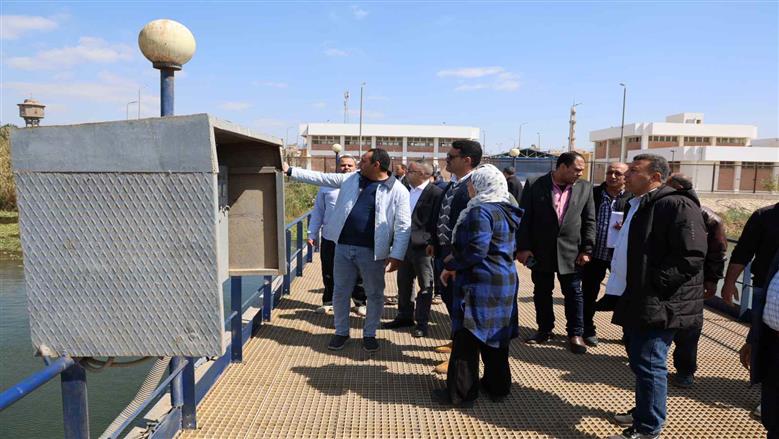 فودة يتفقد محطة مياه القناطر الخيرية المرشحة لمتابعة انتظام التشغيل خلال شهر رمضان