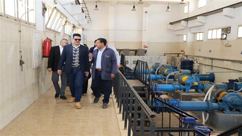 فودة يتفقد محطة مياه القناطر الخيرية المرشحة لمتابعة انتظام التشغيل خلال شهر رمضان