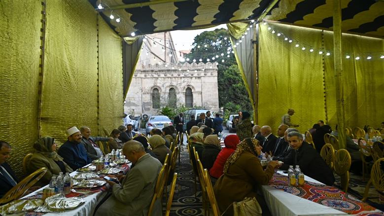 افطار الوحدة الوطنية في الإسكندرية 
