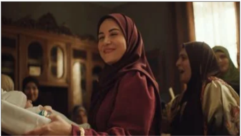 مسلسل حكاية نرجس الحلقة 5.. الاحتفال بسبوع الطفل المسروق وورطة بسبب طهوره