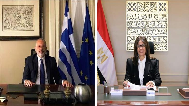 نيابة عن رئيس الوزراء.. وزيرة الثقافة تشارك في احتفال سفارة اليونان بالقاهرة بالعيد الوطني