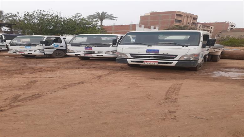 انتشار مكثف لمعدات شركة مياه القليوبية ورفع درجة الاستعداد القصوى لمواجهة الأمطار