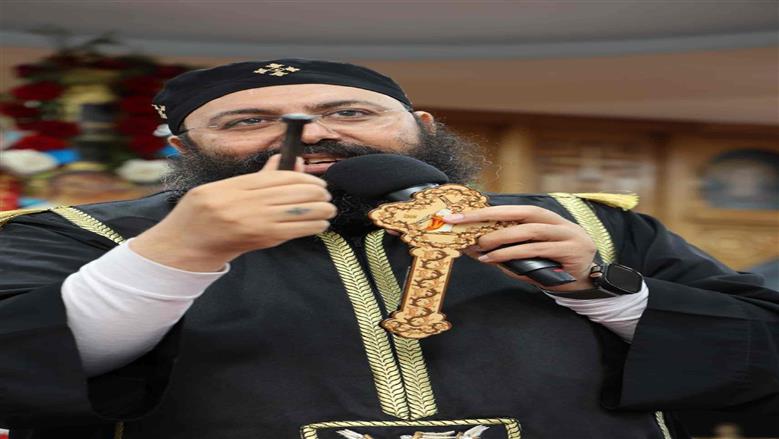 طقوس الجمعة العظيمة في كنيسة في الإسكندرية