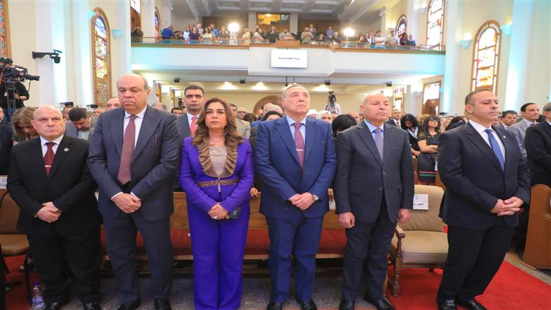 محافظ القاهرة يشارك فى احتفال الطائفة الانجيلية