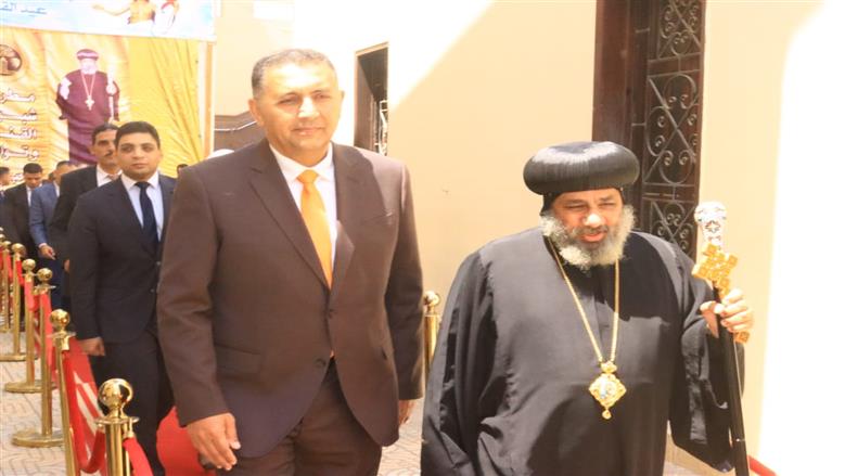 محافظ القليوبية في كنائس شبين القناطر: المصريين دائمًا ما يثبتون للعالم أنهم جسد واحد في وطن واحد