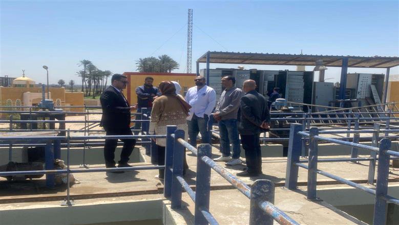 فودة يتفقد محطة مياه قليوب المرشحة بكوم أشفين لمتابعة أعمال الإحلال والتجديد ورفع الكفاءة