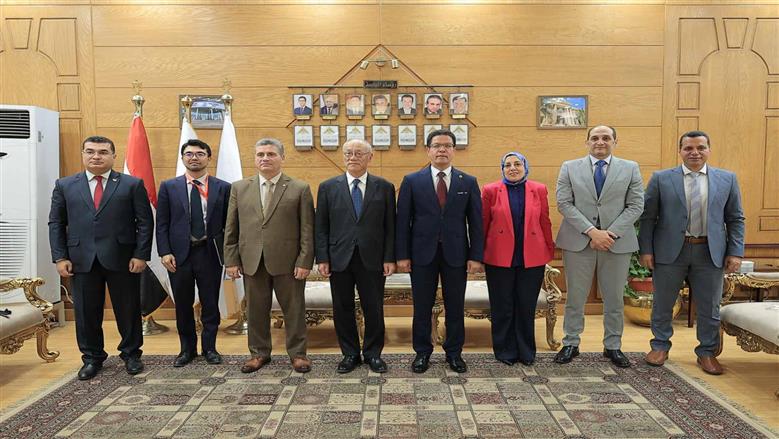 رئيس جامعة بنها يستقبل سفير اليابان بالقاهرة و يؤكد على عمق العلاقات المصرية اليابانية والشراكة مع الجامعات اليابانية المرموقة