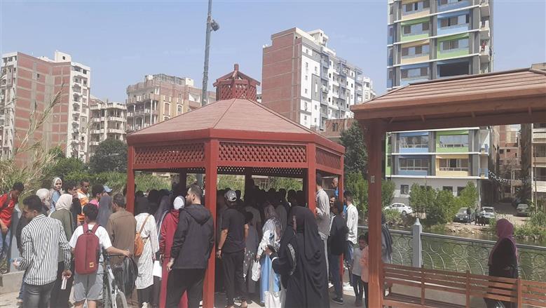 لحظة إنقاذ فتاة بالمنوفية