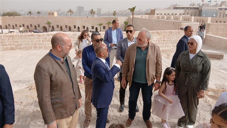 زيارة الملك أحمد فؤاد الثاني في الإسكندرية