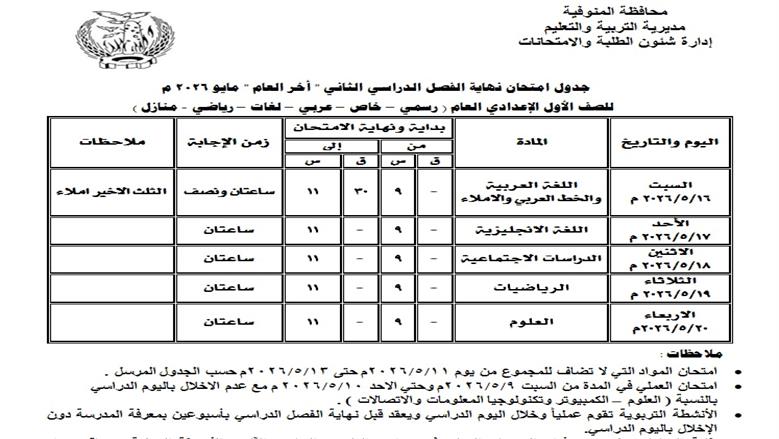 المنوفية