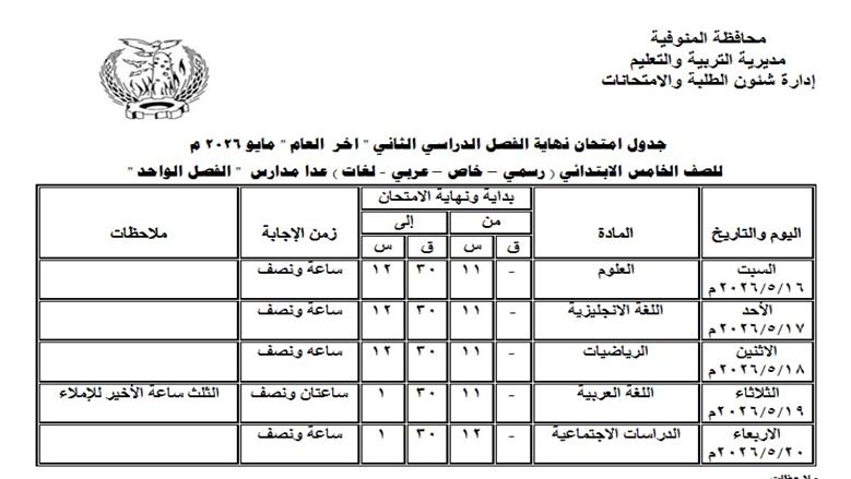 المنوفية