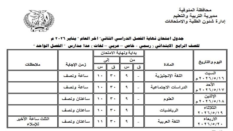 المنوفية