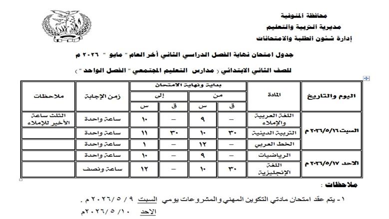 المنوفية