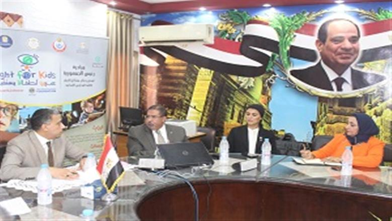 انطلاق المرحلة الثانية من مبادرة «عيون مصر» لفحص إبصار طلاب الجيزة وتعزيز صحتهم